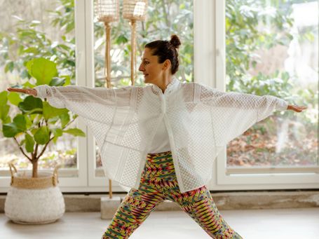 Rauch im Yoga Studio